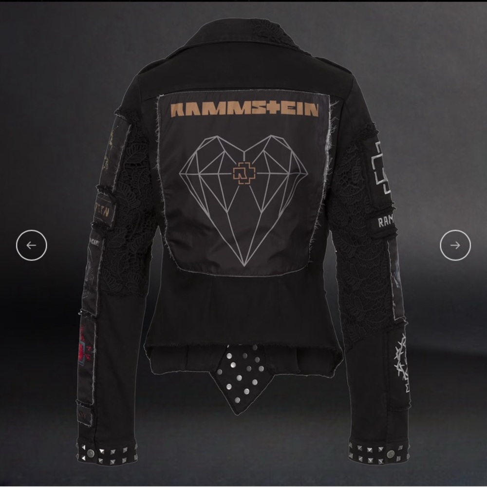Black Studded Punk Jacket - Picture 2 of 3